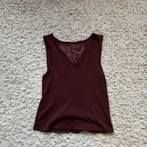 Women's Brown Tank Top Glima